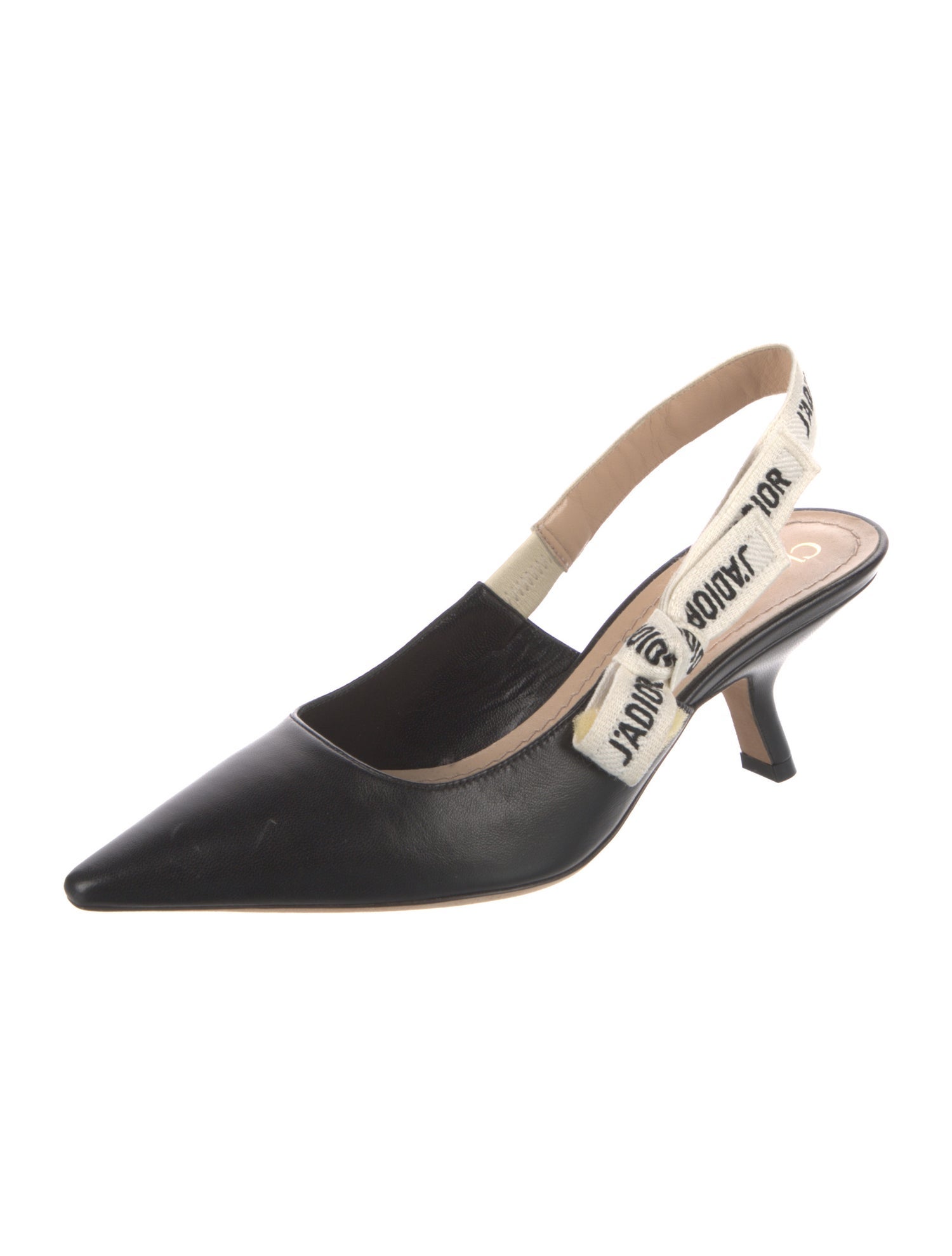 Christian Dior Leather Slingback Pumps