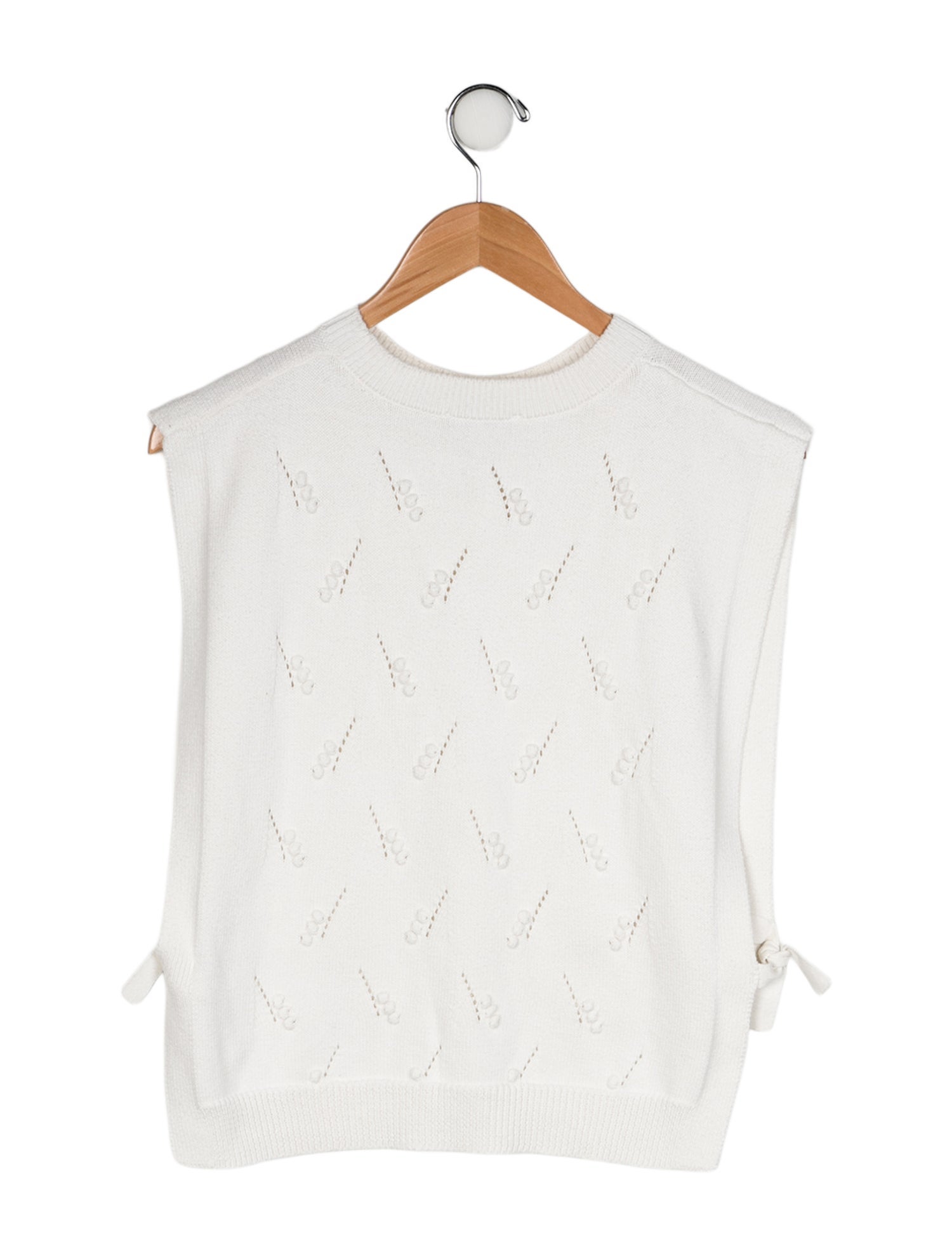 Christian Dior Logo Detailed Sleeveless Jumper