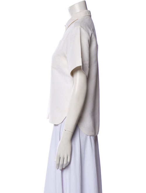 Christian Dior 2016 Short Sleeve Button-Up Top