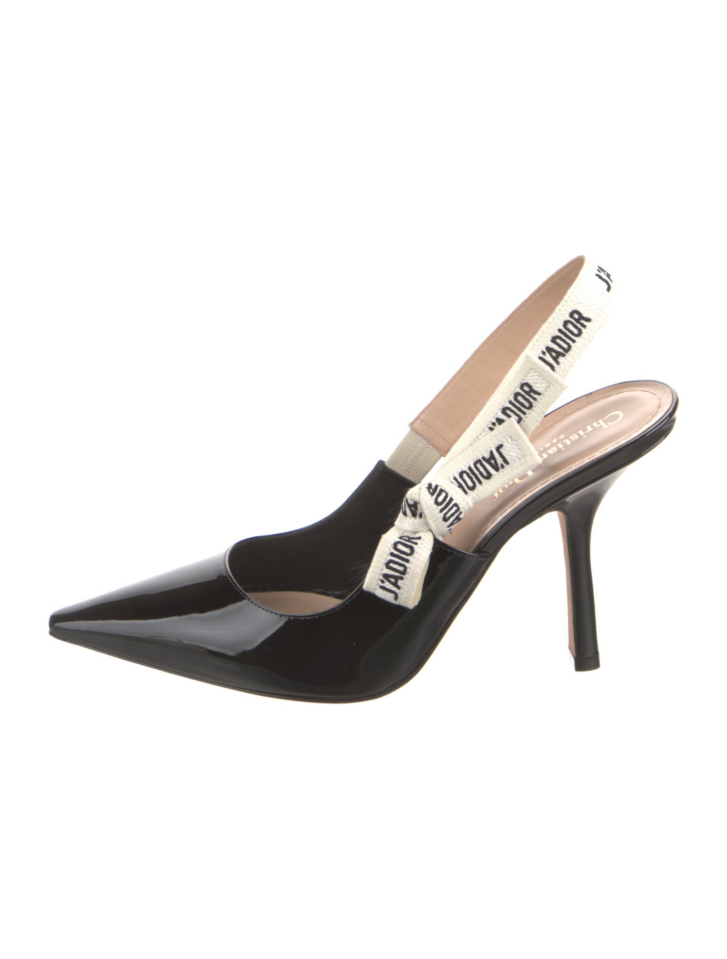 Christian Dior Patent Leather Slingback Pumps