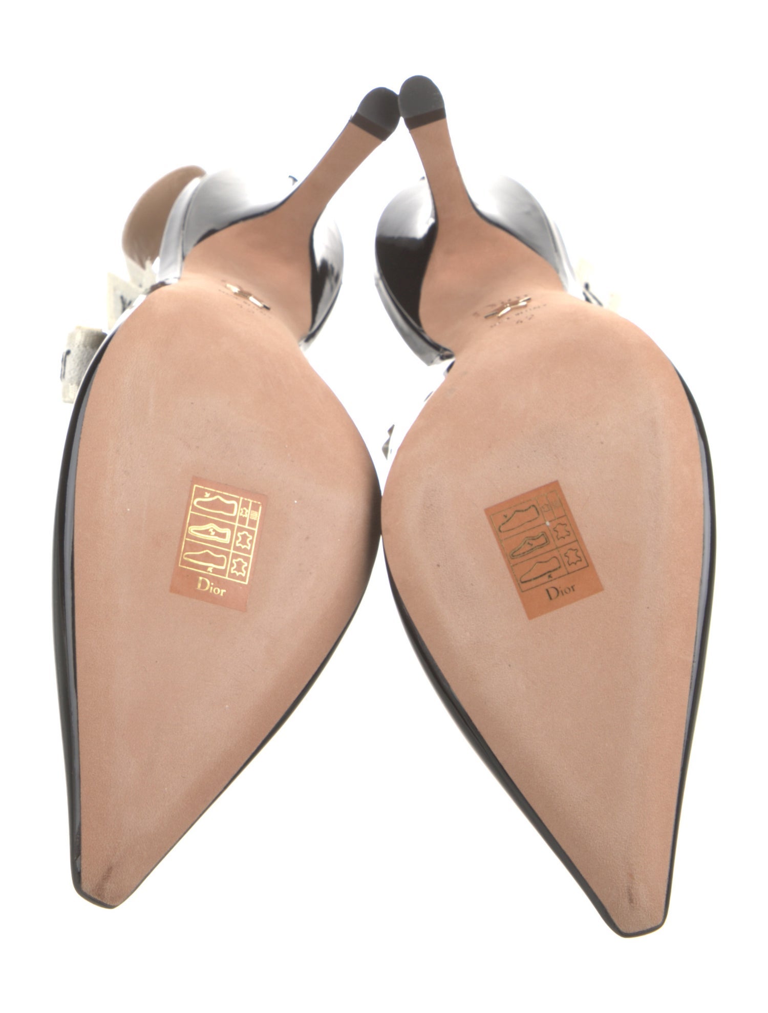 Christian Dior Patent Leather Slingback Pumps