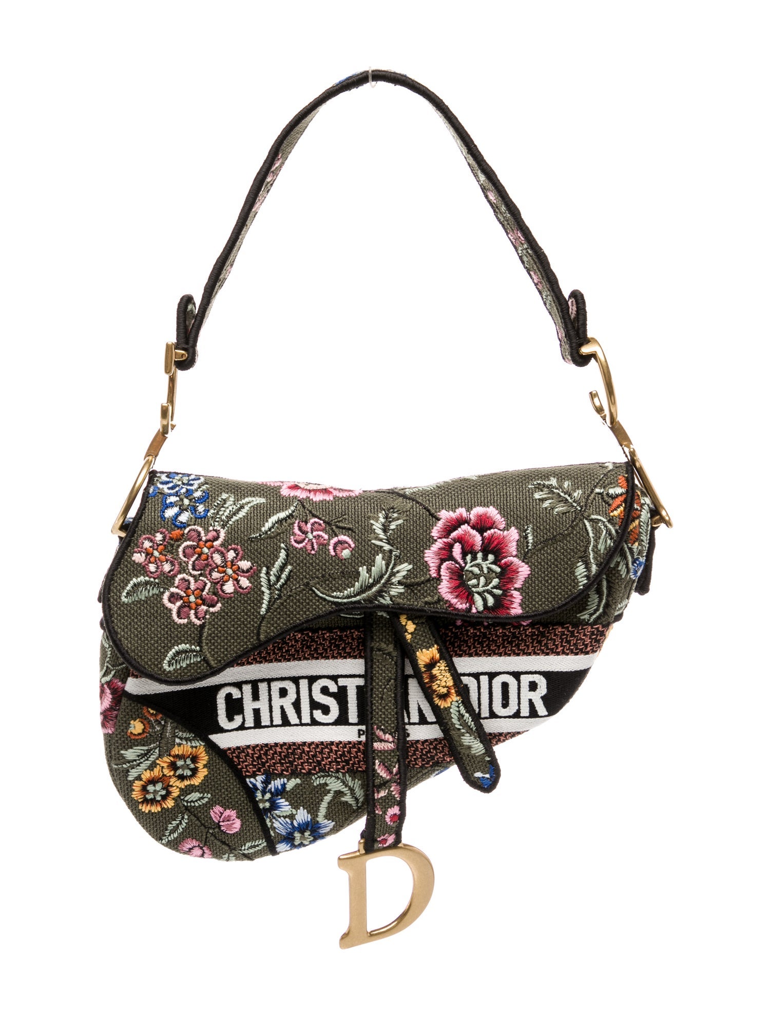 Christian Dior Canvas Saddle 2023