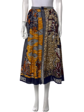 Christian Dior Printed Midi Length Skirt