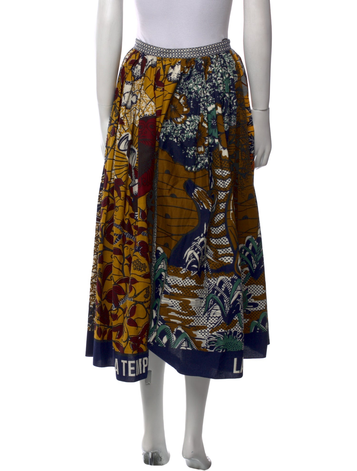 Christian Dior Printed Midi Length Skirt