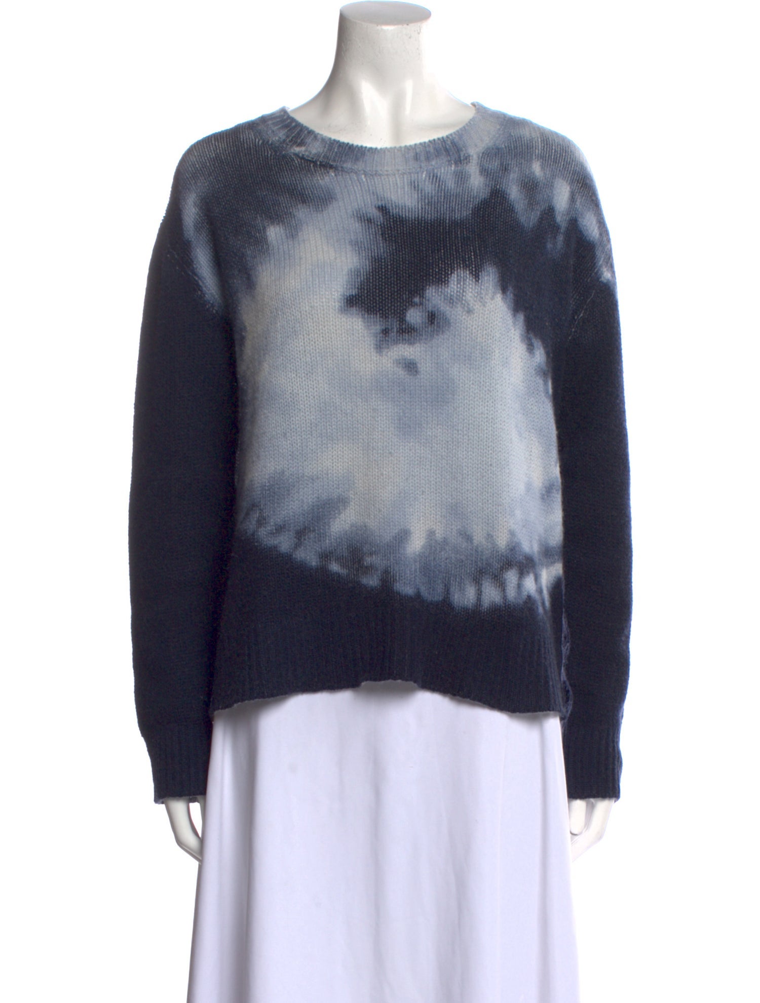Christian Dior Cashmere Tie-Dye Print Sweater
