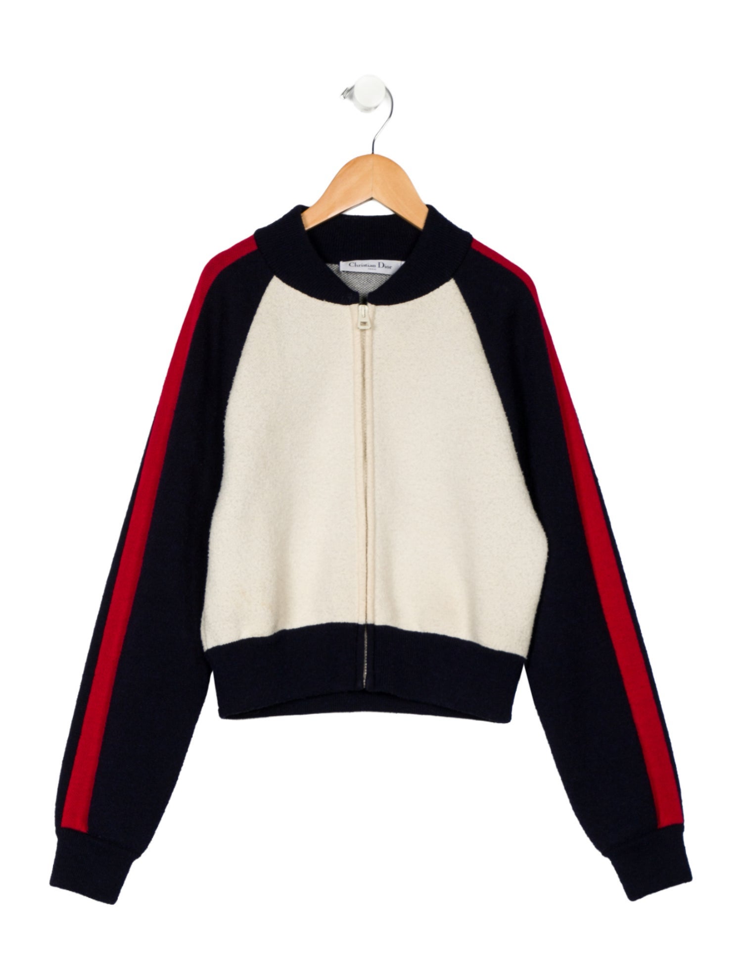 Christian Dior Zip up knit jacket