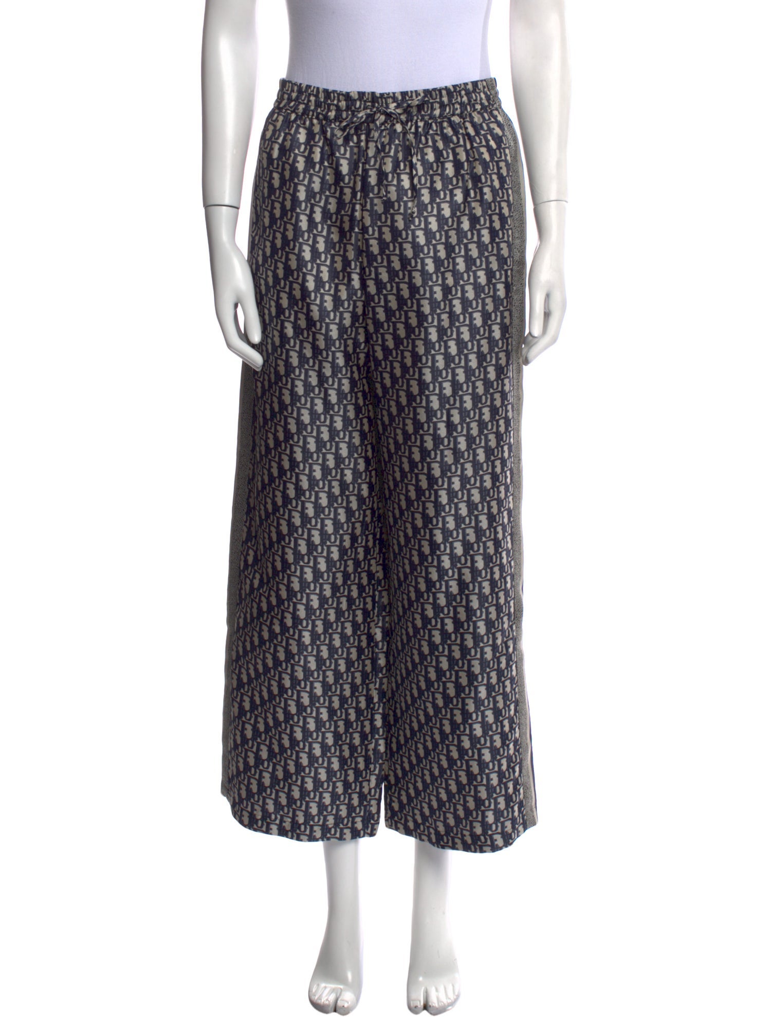 Christian Dior Silk Wide Leg Pants