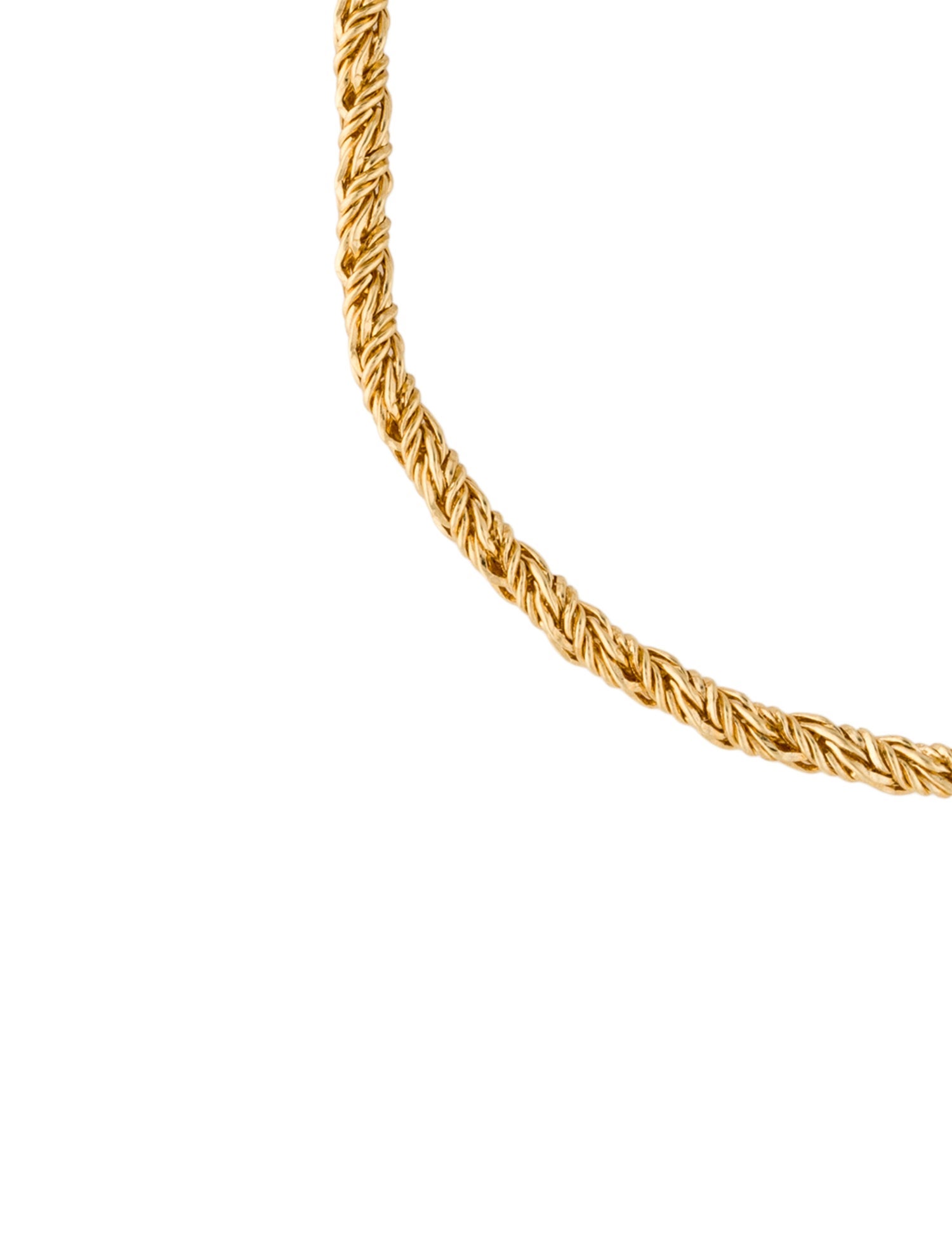 Christian Dior Vintage Rope Chain Link Bracelet