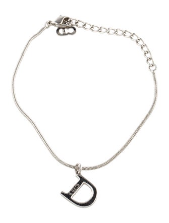 Christian Dior 'D' Logo Charm Bracelet
