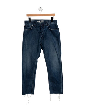 Christian Dior High-Rise Straight Leg Jeans