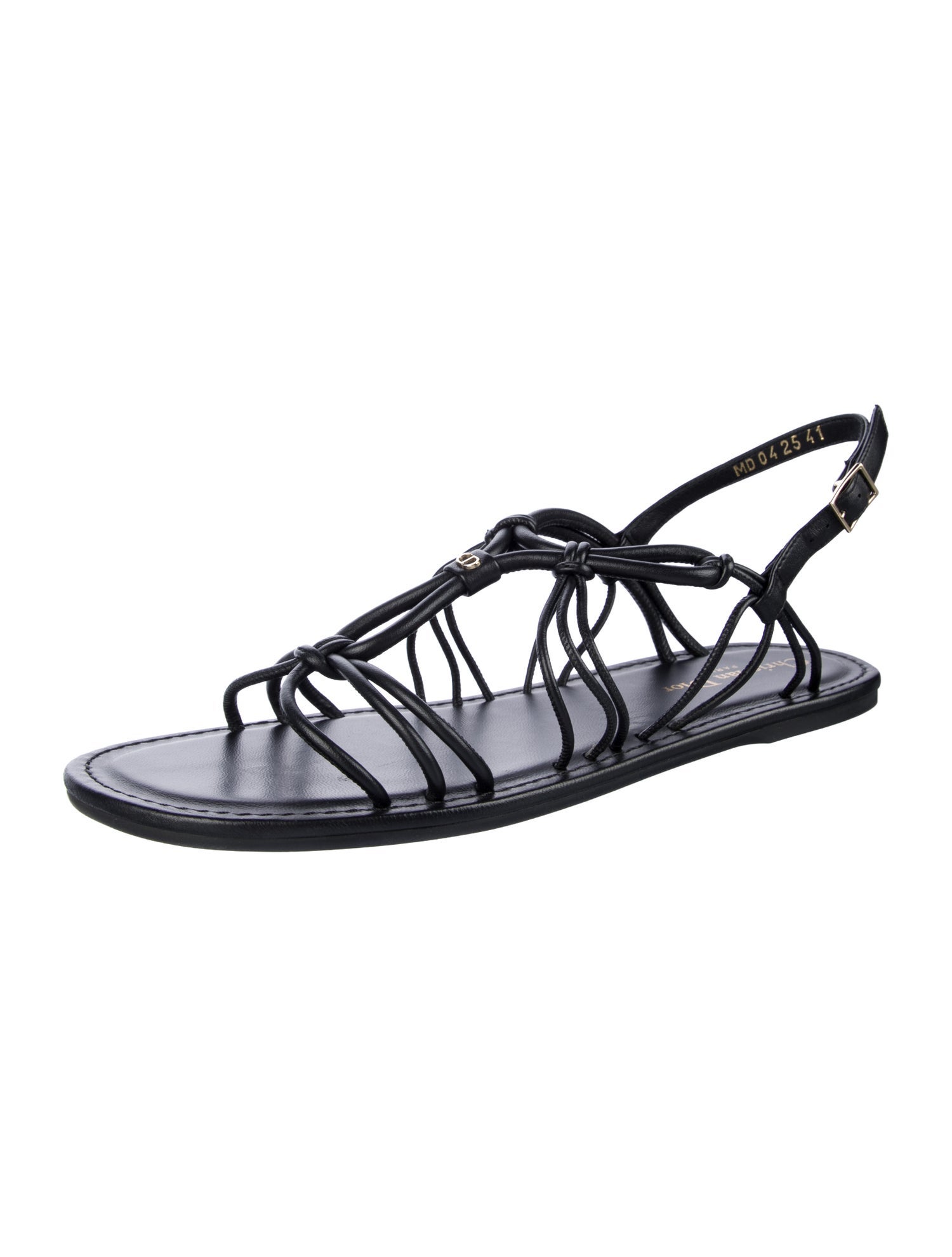 Christian Dior Leather Slingback Sandals