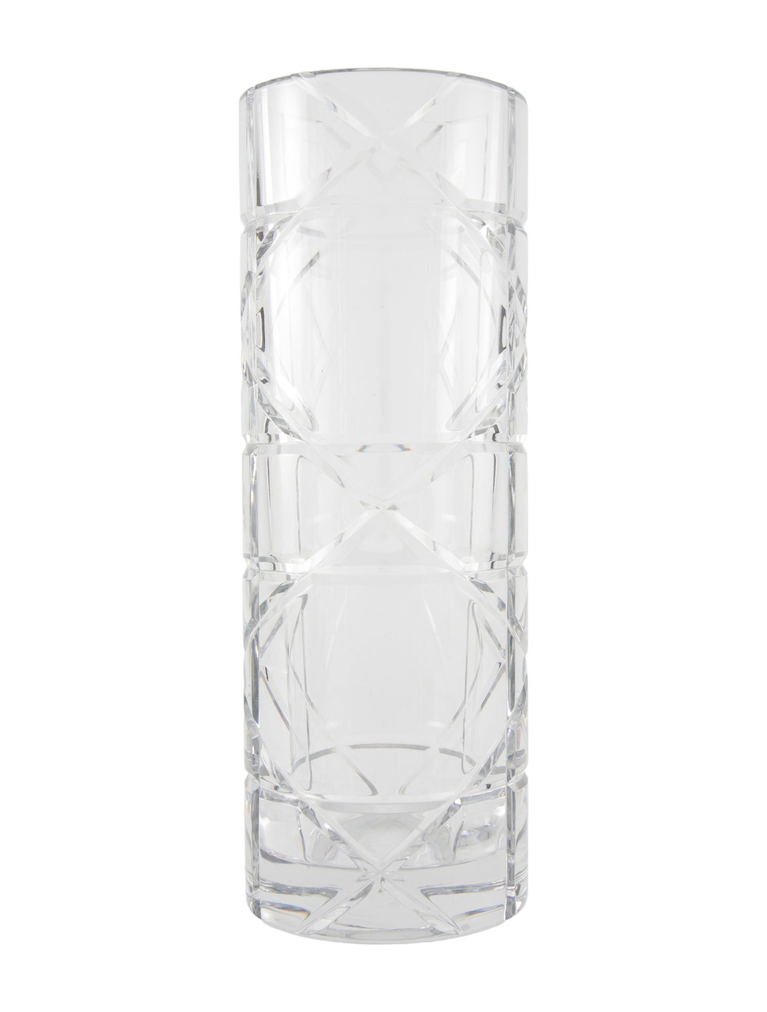 Christian Dior Crystal Cannage Vase