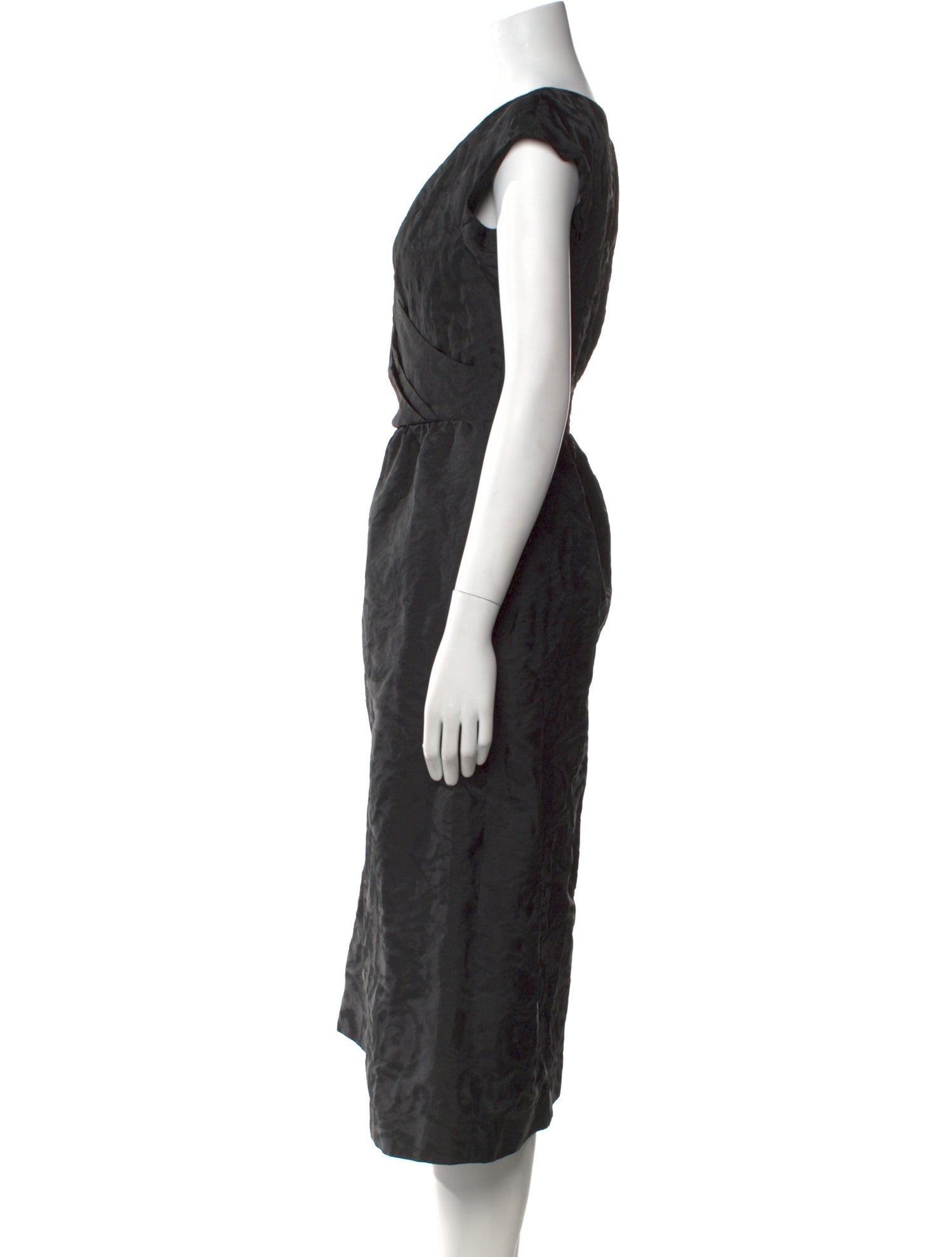 Christian Dior Patterned Midi Length Dress