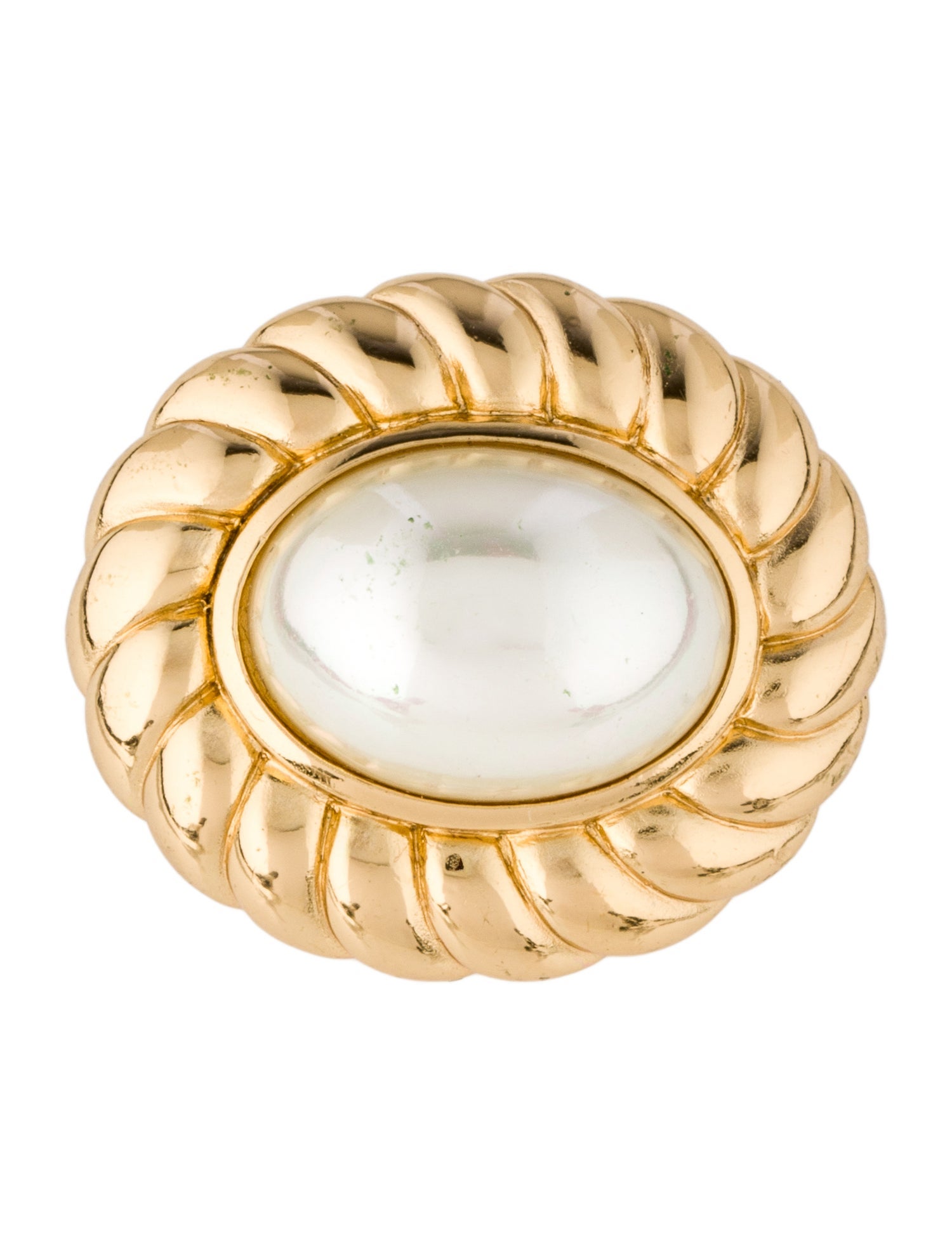 Christian Dior Vintage Faux Pearl Brooch