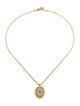Christian Dior Vintage Dior Two-Tone Pendant Necklace