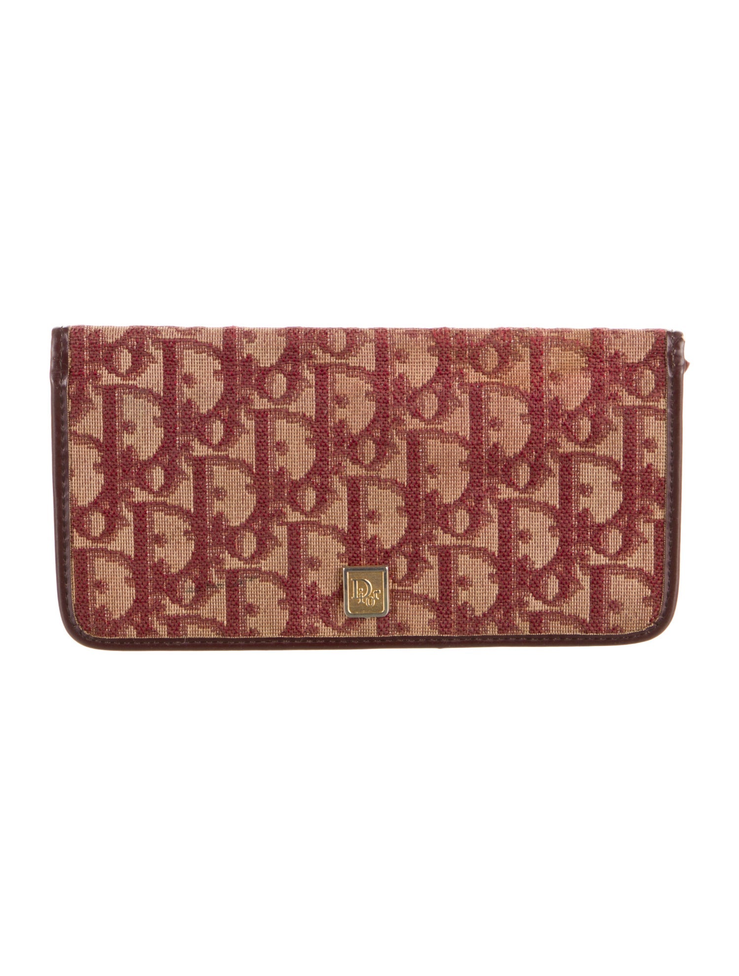 Christian Dior Vintage Checkbook Wallet