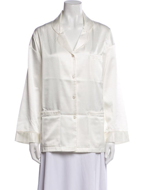 Christian Dior Whipstitch Trim Pajamas