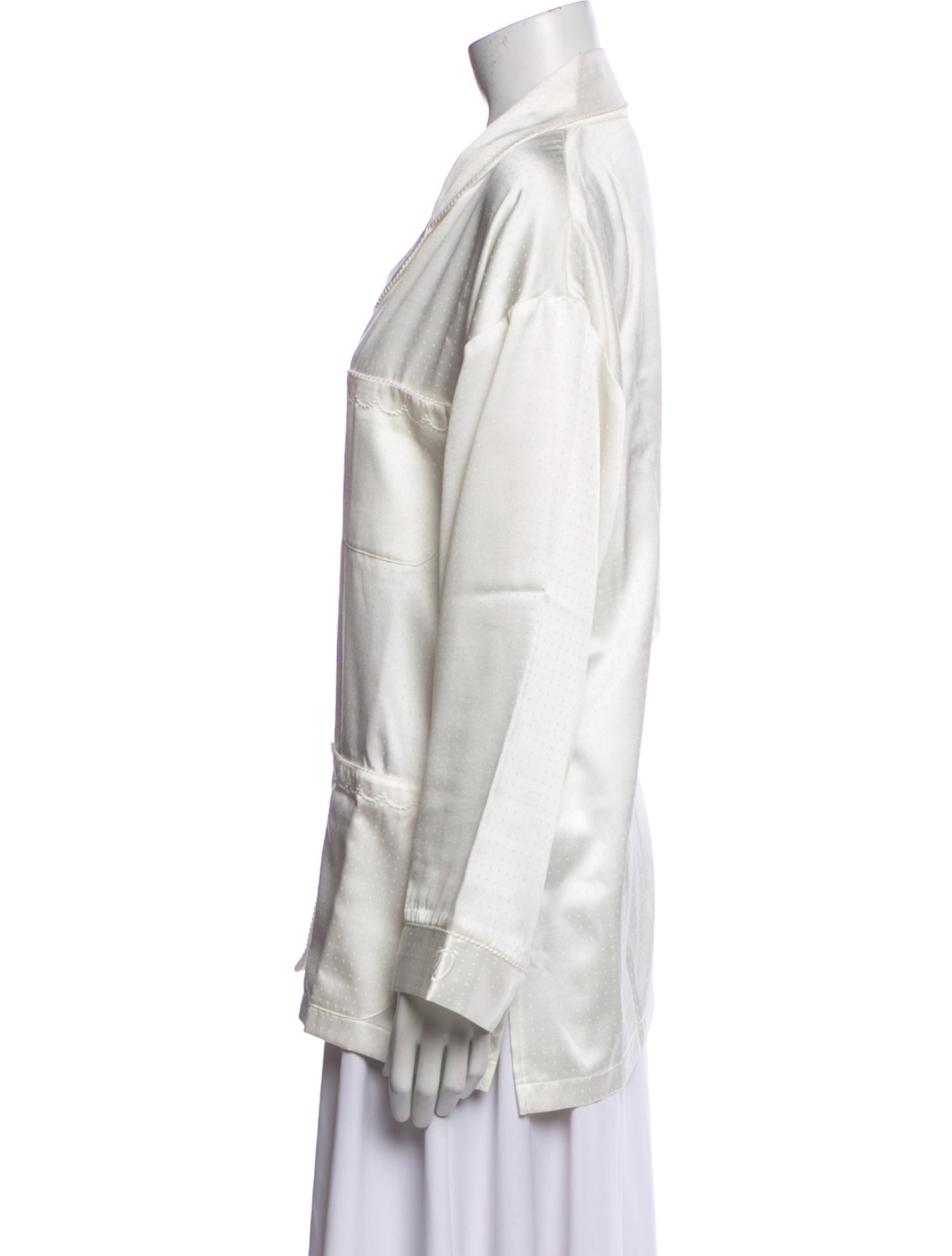 Christian Dior Whipstitch Trim Pajamas