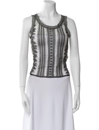 Christian Dior 2025 Lace Crop Top