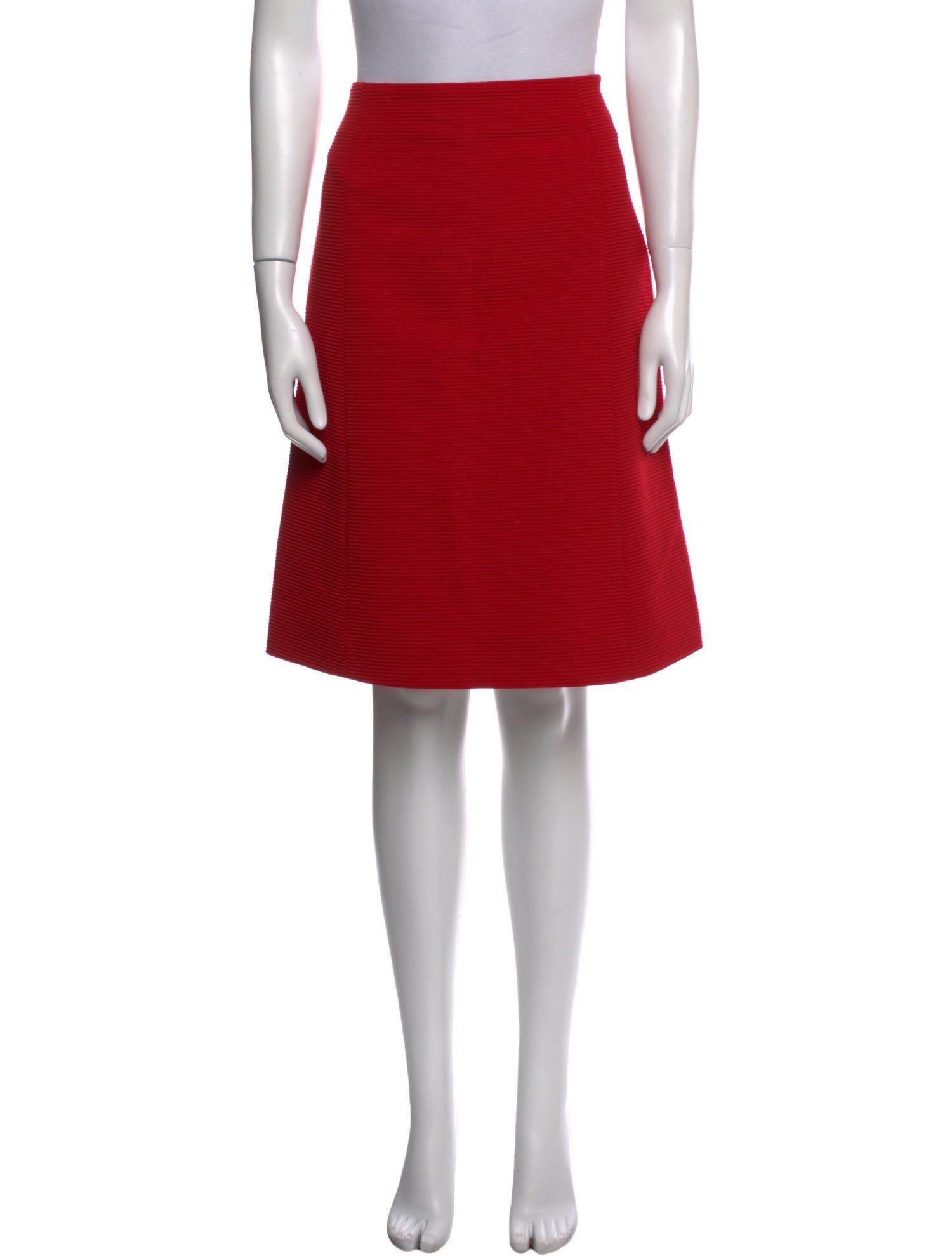 Christian Dior Virgin Wool Knee-Length Skirt
