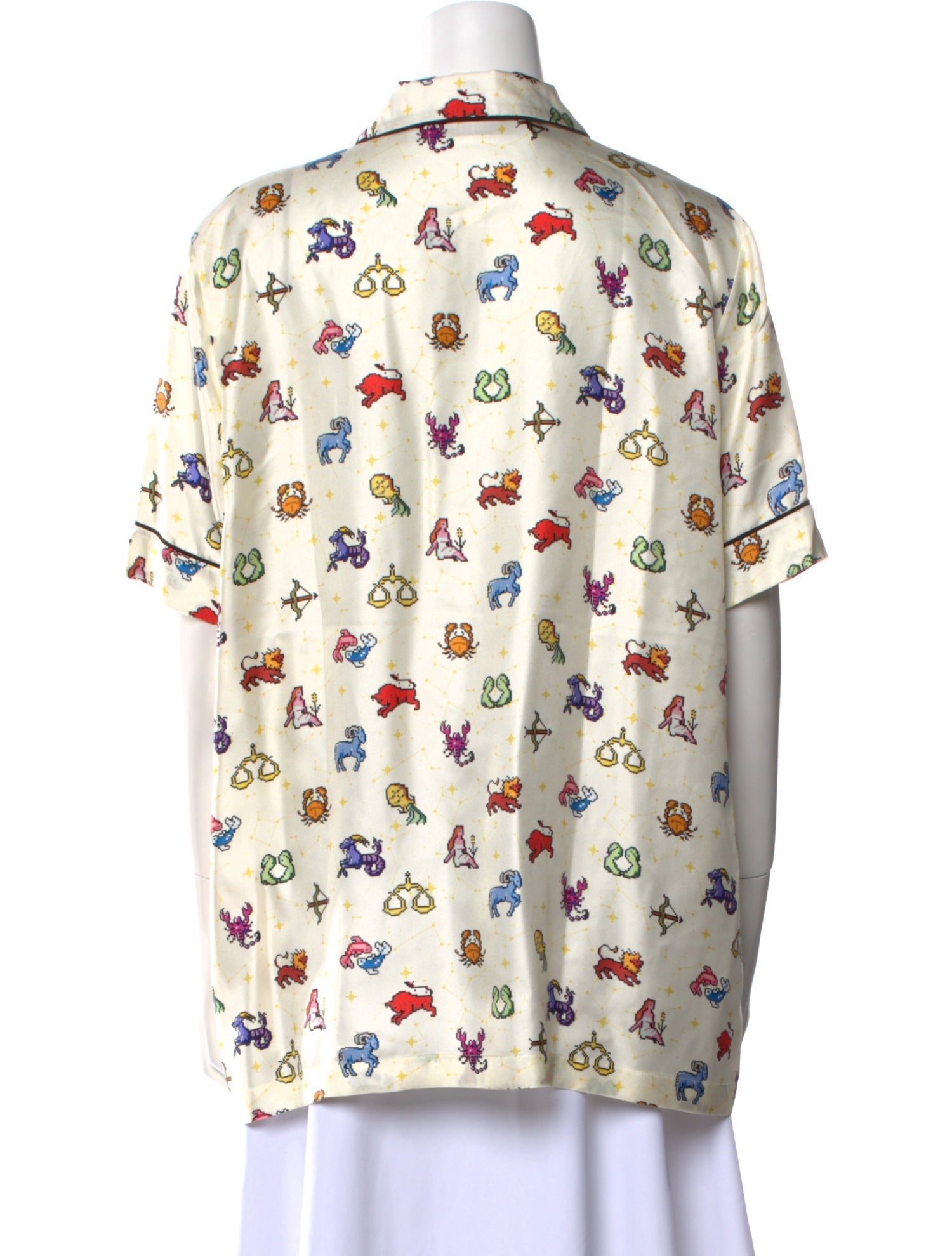 Christian Dior 2022 Silk Button-Up Top