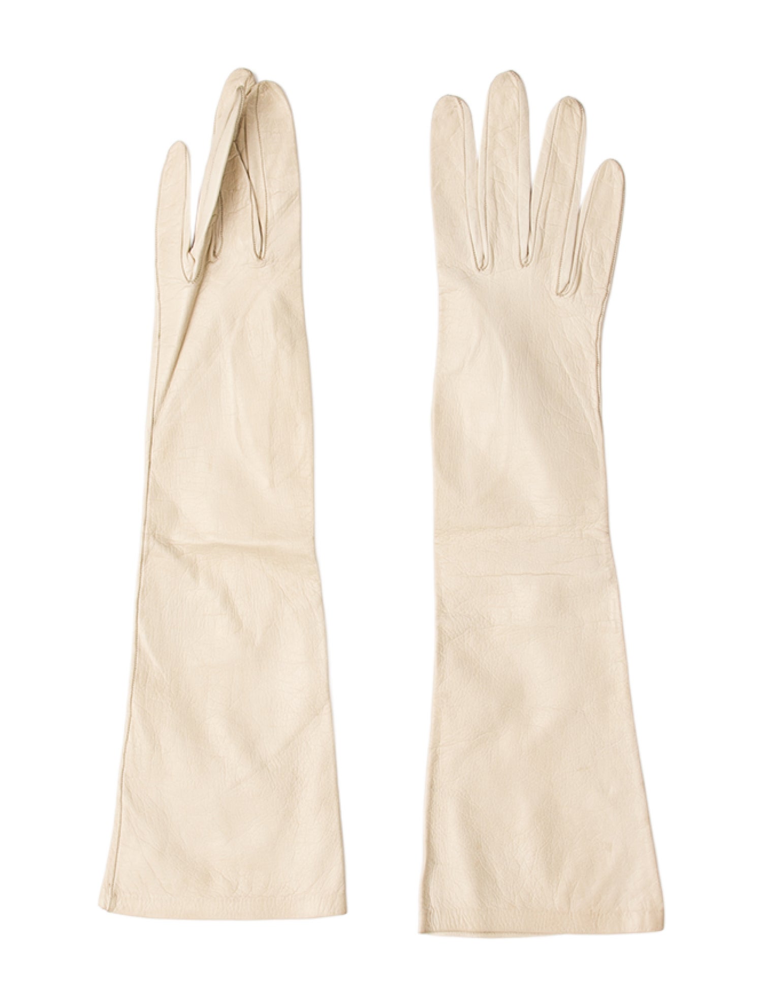 Christian Dior neutral gloves