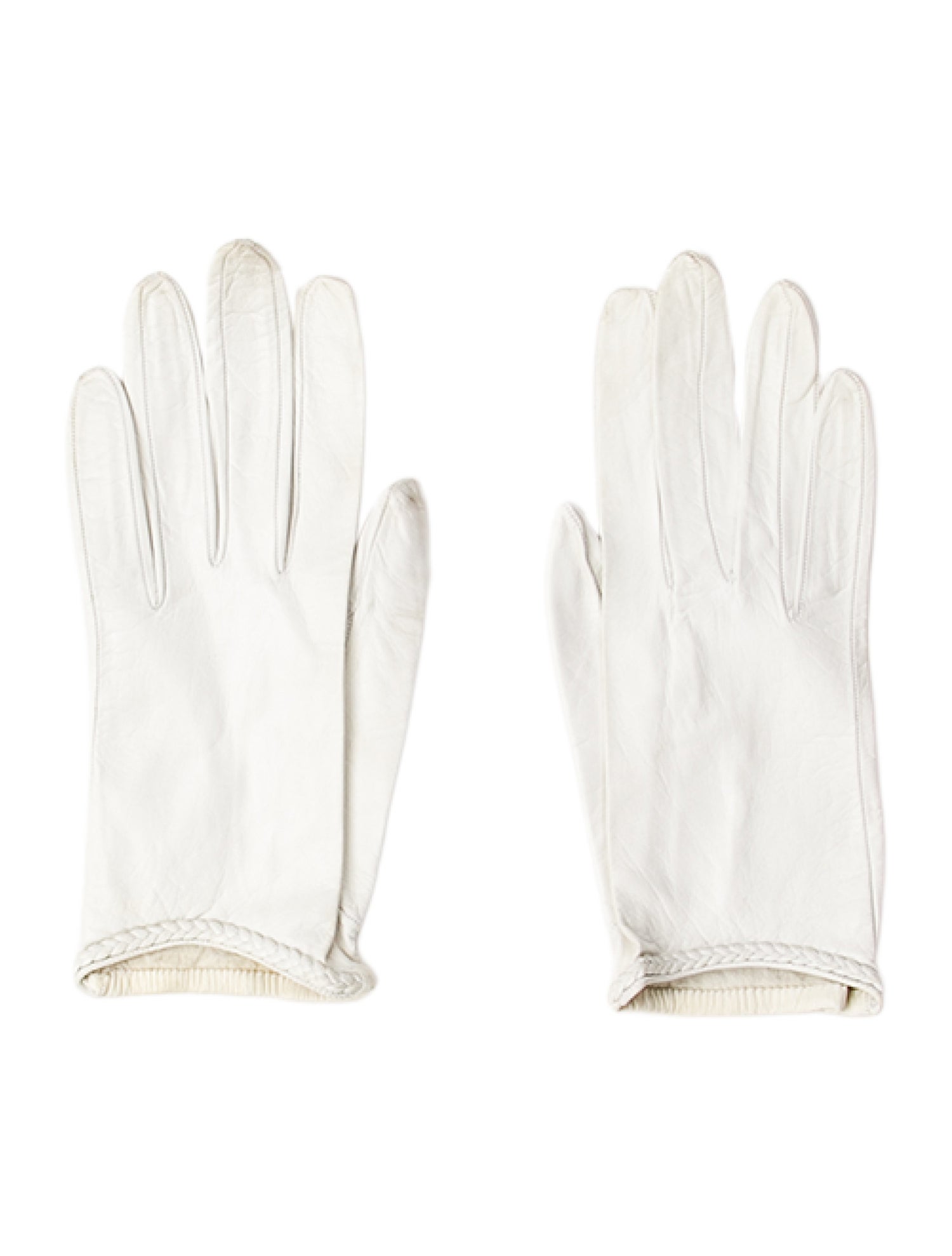 Christian Dior white gloves