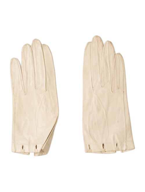 Christian Dior neutral gloves