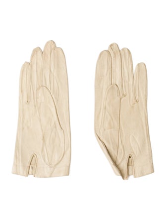 Christian Dior neutral gloves