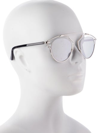 Christian Dior Round Mirrored Sunglasses