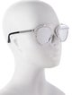 Christian Dior Round Mirrored Sunglasses