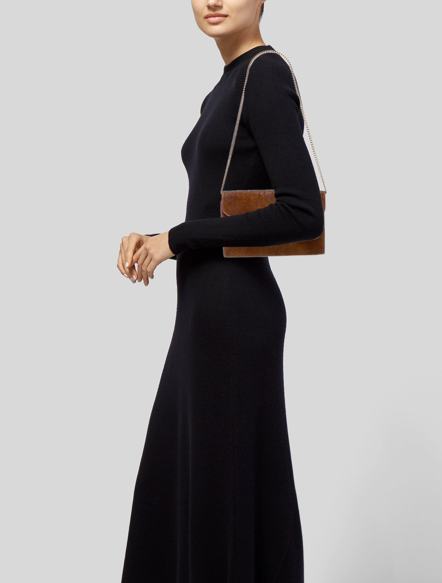 Christian Dior Suede Shoulder Bag Vintage