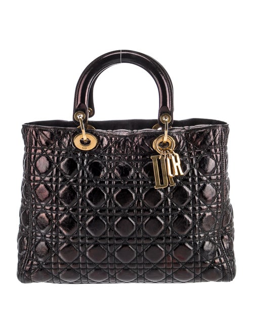 Christian Dior Quilted Lady Dior Large