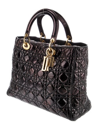 Christian Dior Quilted Lady Dior Large