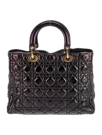 Christian Dior Quilted Lady Dior Large