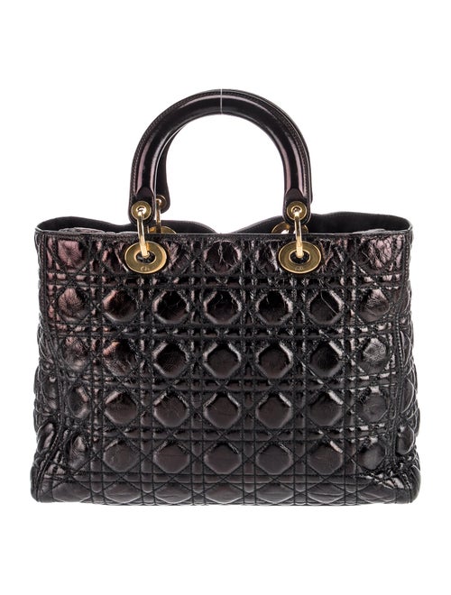 Christian Dior Quilted Lady Dior Large