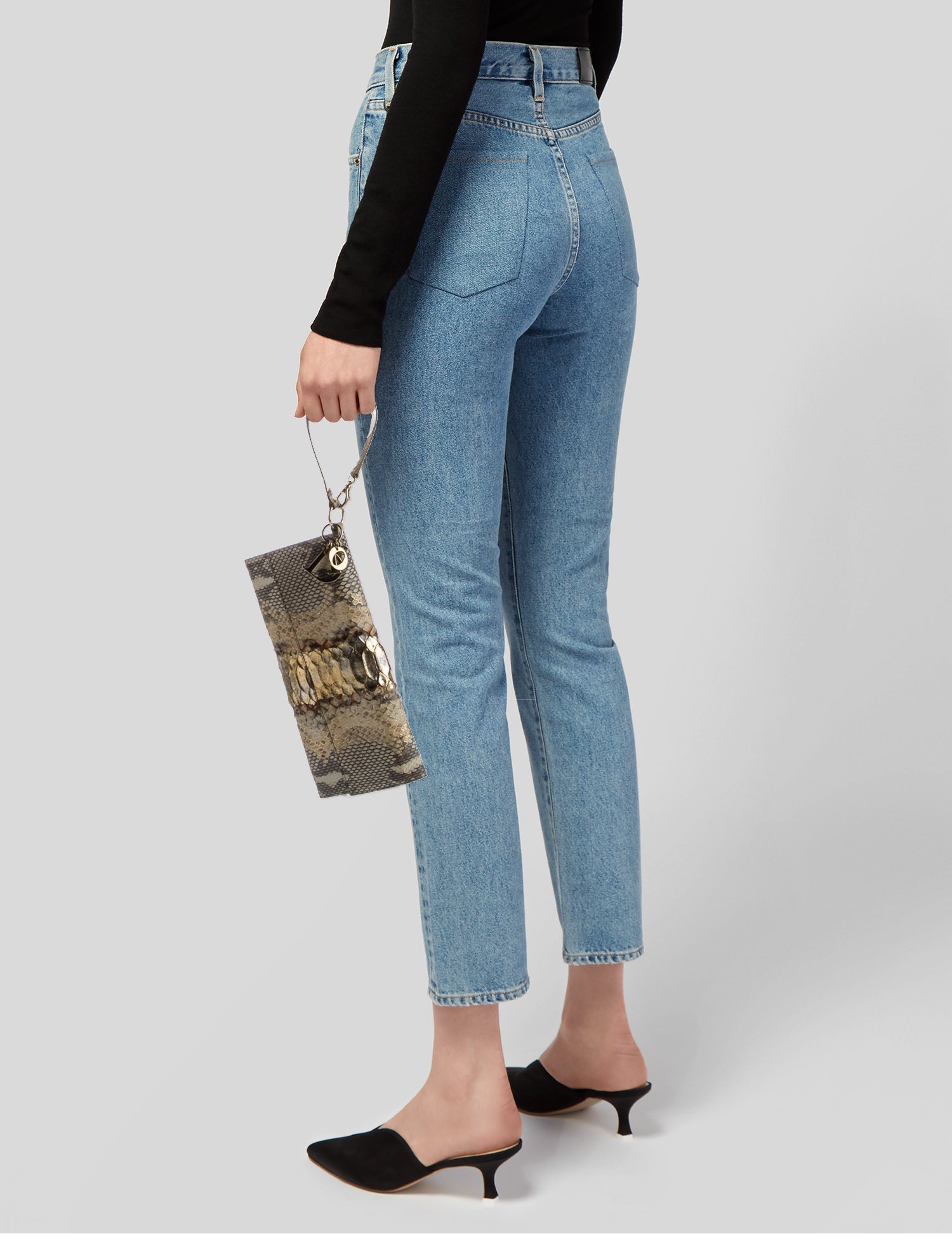 Christian Dior Python Clutch