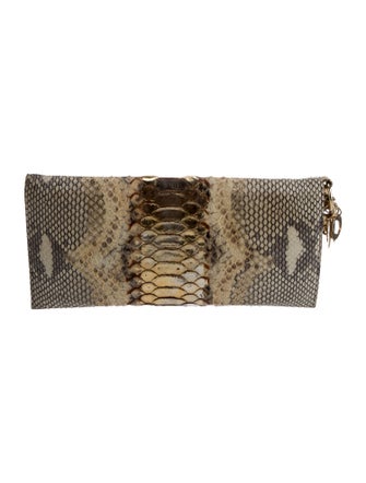 Christian Dior Python Clutch