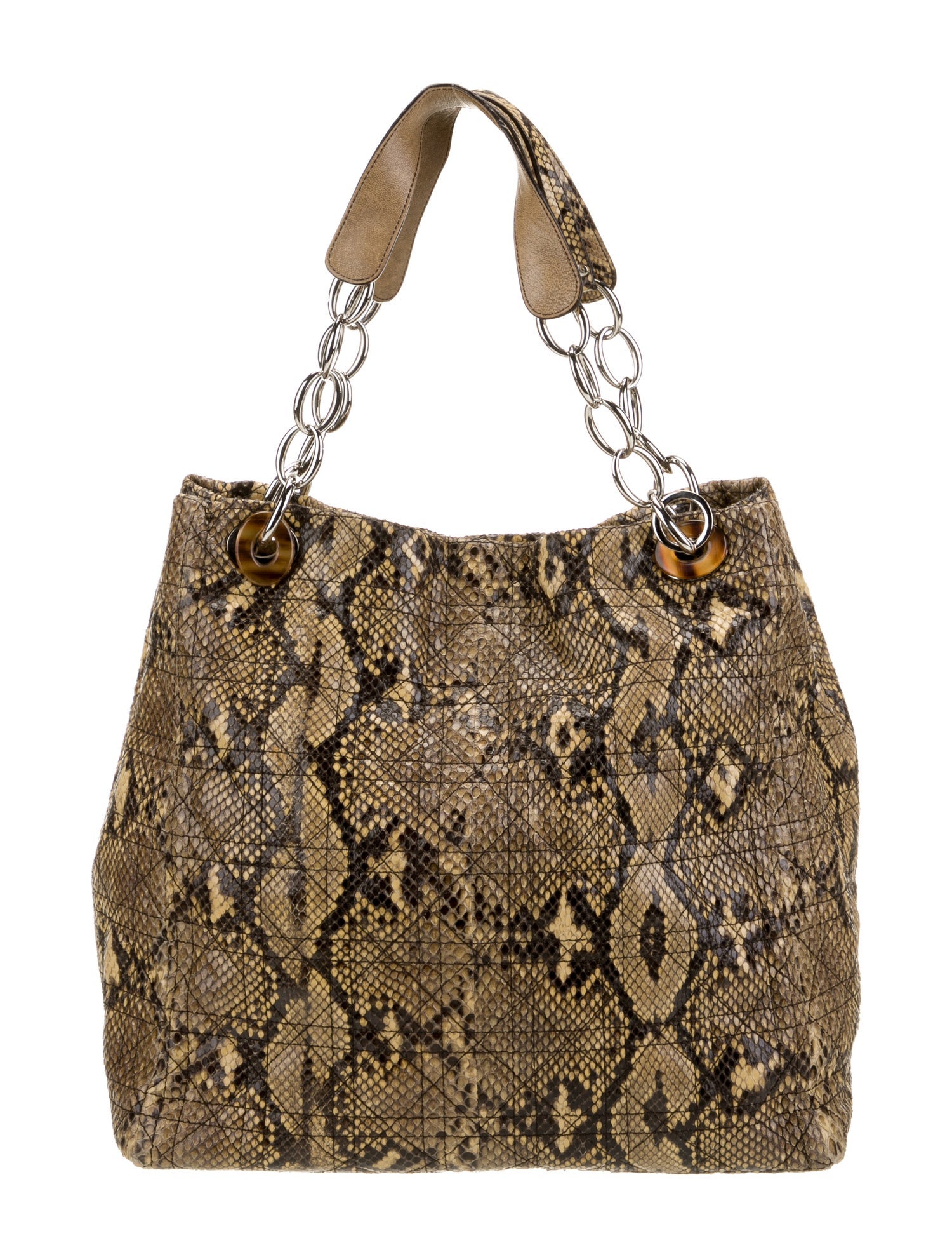 Christian Dior Python Tote Vintage