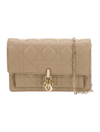 Christian Dior Cannage My Dior Daily Pouch with Chain 2022