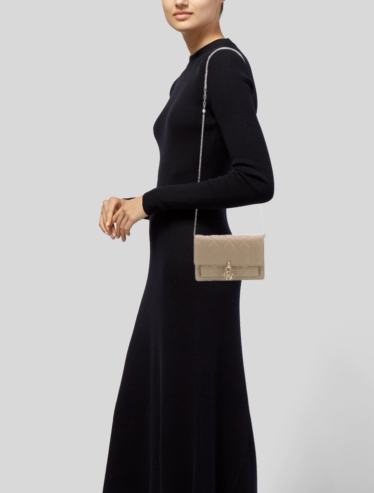 Christian Dior Cannage My Dior Daily Pouch with Chain 2022