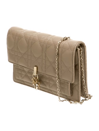Christian Dior Cannage My Dior Daily Pouch with Chain 2022