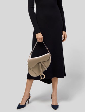 Christian Dior Leather Saddle