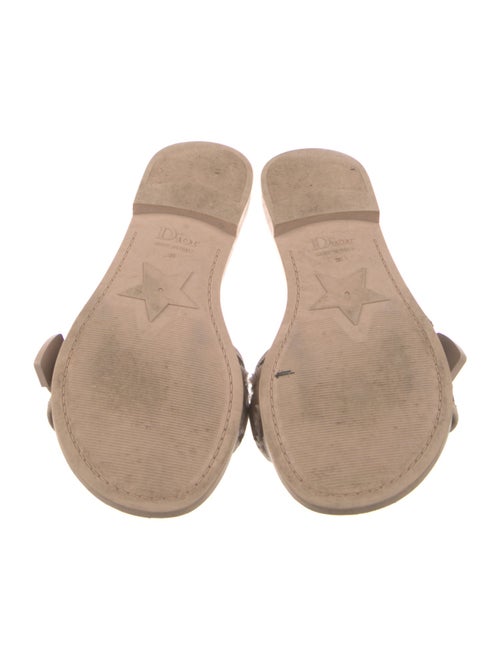 Christian Dior Raw-Edge Trim Slides