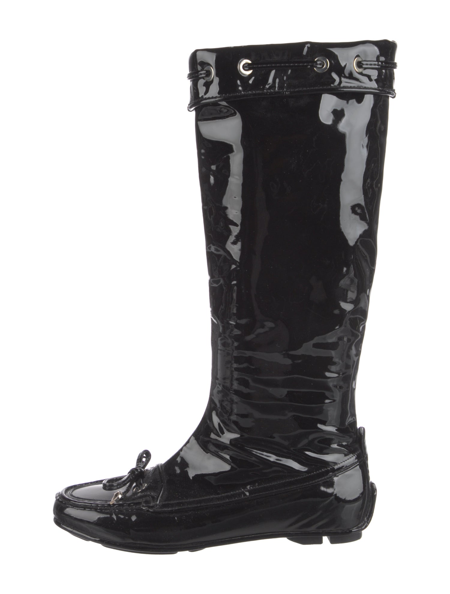 Christian Dior Patent Leather Rain Boots