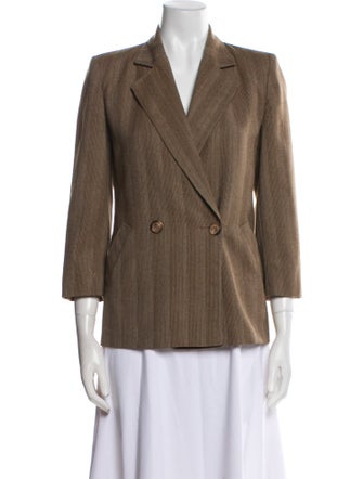 Christian Dior Wool Striped Blazer