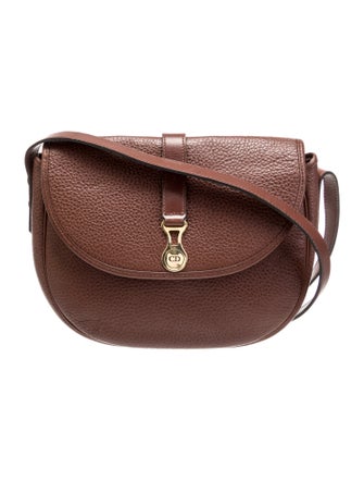 Christian Dior Leather Crossbody Bag Vintage