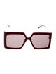 Christian Dior Square Tinted Sunglasses