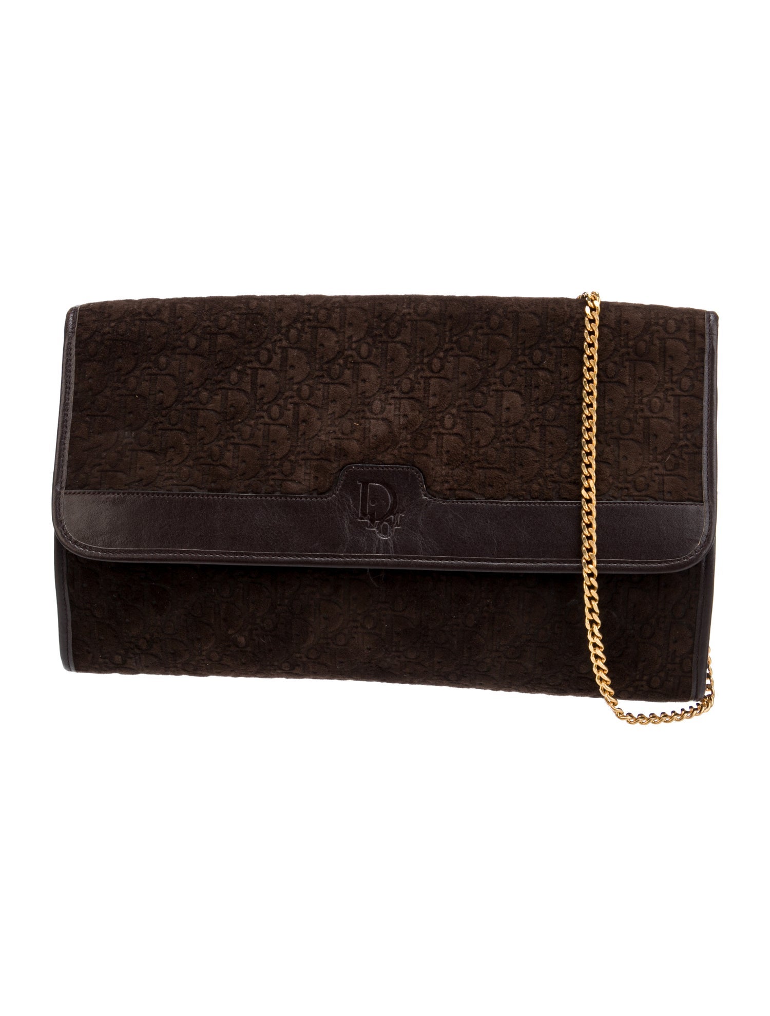 Christian Dior Suede Top Handle Bag