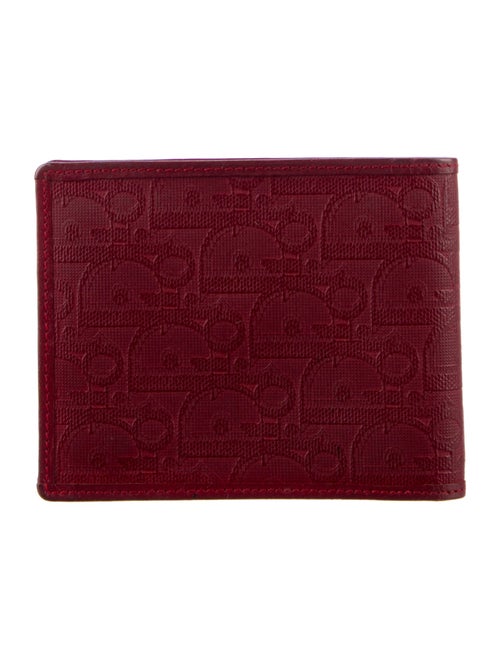 Christian Dior 1980's Diorissimo Pattern Bifold Wallet